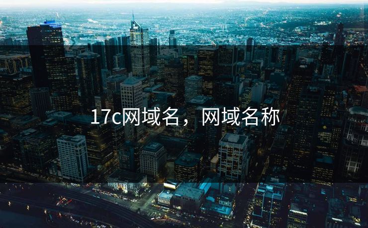 17c网域名，网域名称  第1张