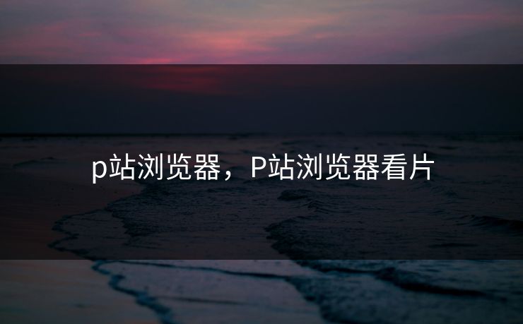 p站浏览器，P站浏览器看片